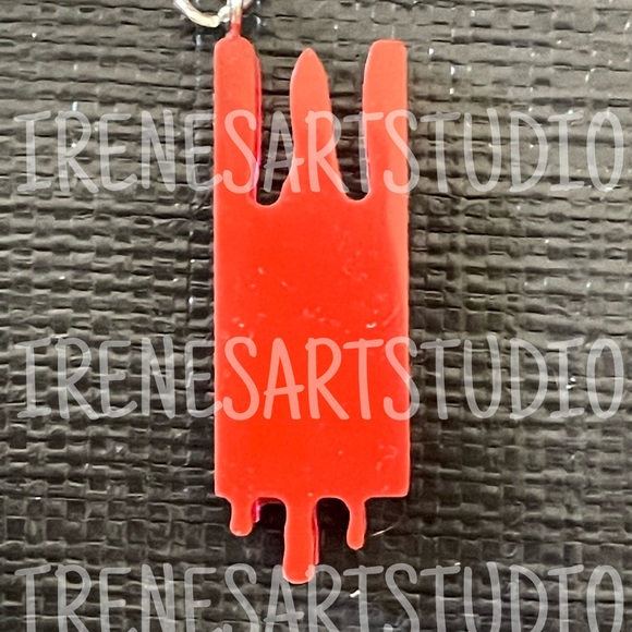 HORROR LETTER I KEYCHAIN - Picture 1 of 1